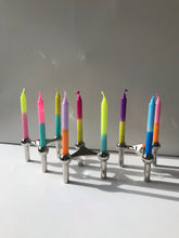 Load image into Gallery viewer, 10 birthday candles - a colorful mix

