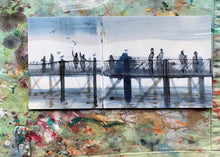 Lade das Bild in den Galerie-Viewer, Postkarte Susanne Smajic &quot;Steg am See&quot;
